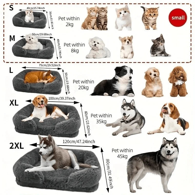 Orthopedic Dog Bed - Cozy Comfort Sofa